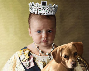 Vintage Baby Portrait